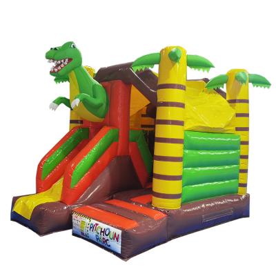 China Newcomer Oxford Cloth or PVC Tarpaulin Bounce House Small Commercial PVC Inflatable Dinosaur Bouncer for sale