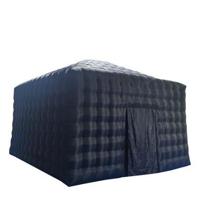 China Oxford Cloth or PVC Tarpaulin Large Blow Up Inflatable Night Club Tent Outdoor Event Exhibition with Led Light for sale