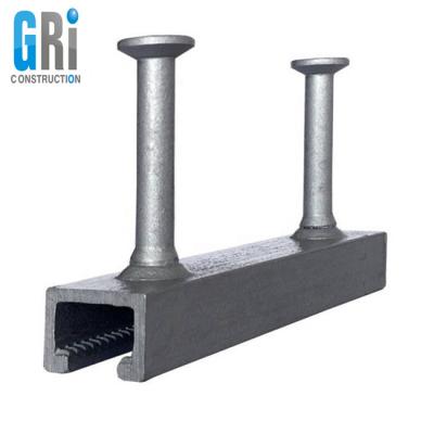 China Contemporary GRI Supplier Slotted Stainless Steel SS304 SS316 C Channel Metal Framing System for sale