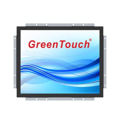 China Self-service Kiosk Machine GreenTouch Industrial 17 Inch Pcap Touch Monitor Flat Panel Touch Screen Monitor for sale