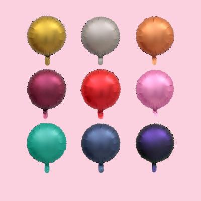 China 18 Inch Round Gift Toy Shaped Metallic Foil Balloons Foil Balloons Wedding Birthday Party Decoration for sale