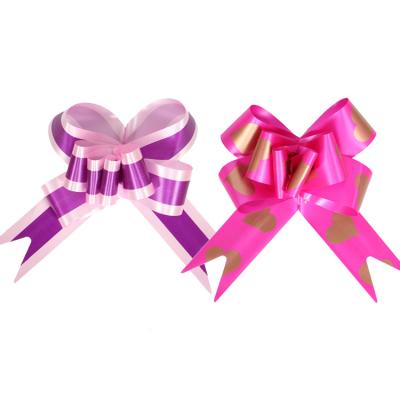 China Handmade PVC Gift Ribbon Birthday Party Decoration Pull Bow Ribbon Flower Pull Flower Wrapping Accessory Ribbon for sale