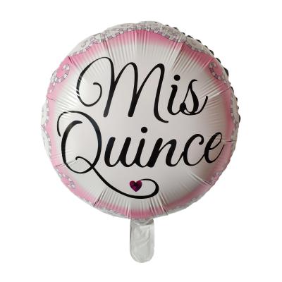 China Gift Toy Mis Quince Anos 18 Inch Round Spanish 