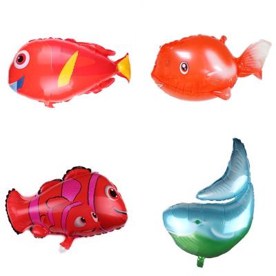 China Kids Toy Cartoon Balloons Party Supplies Fish Life Toy New Red Carp Marine Gift for sale