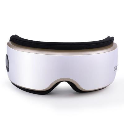 China Air Pressure Pangao Rechargeable Electric Portable Vibration Eye Mask With Heating for sale