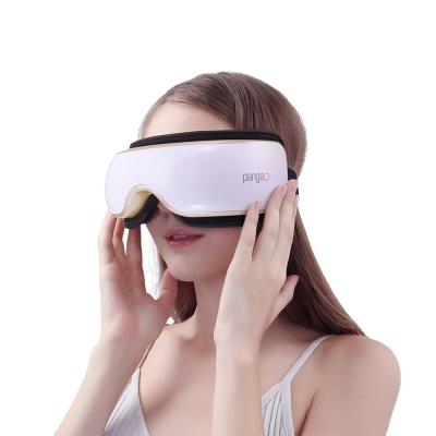 China Air Pressure Pangao Protable USB Vibration Electric Intelligent Manual Rechargeable Eye Massager for sale