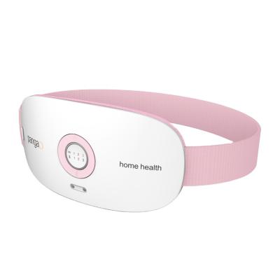 China Pangao Automatic Smart Vibration Heating Japanese Menstruation Pain Relief Hooks Head Belt Body Auto AC/DC Massager Red,Pink for sale