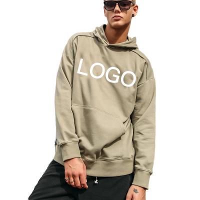 China high quality Anti-wrinkle cotton hoodie emboss logo men casual embossed sweatshirt for sale