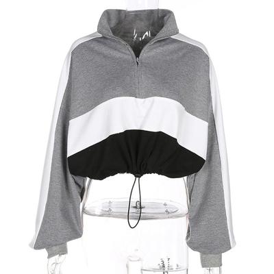 China New Anti-wrinkle Letter Print Sweatshirts Women Hoodies Long Sleeve Oversized Hooded Top Autumn 2021 Casual Vintage Sportswear for sale