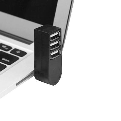 China ABS 3 Ports Rotatable High Speed ​​USB 2.0 HUB for sale