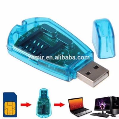 China ABS USB 2.0 SIM Card Reader for sale