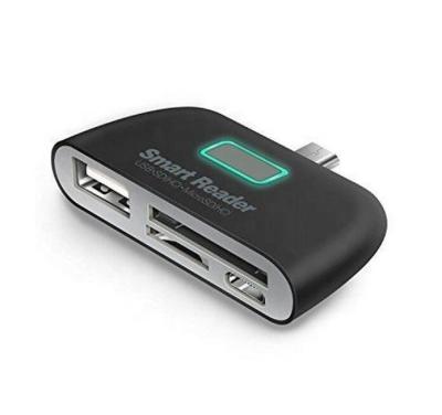 China 4 in 1 Micro OTG USB SD/TF Card Reader ECR-026 for sale