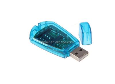 China ABS USB Cell Phone SIM Card Reader for sale