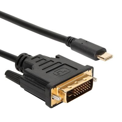 China Monitor USB 3.1 Type C USB C To DVI Cable 6 Feet 1.8 Meters 1080P for sale