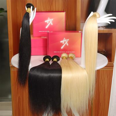 China 100% Original Natural Soft Hair Silky Straight End Hair 100% Undamaged 30 Inch Hair Extension Natural Wave Color 30 for sale