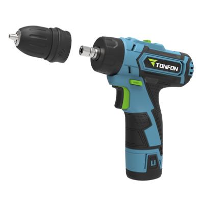 China mini double cordless drill 12v with removable chuck 0.8-10mm for sale