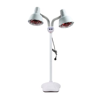 China Adjustable Medical Dual Head Far Infrared Ray Therapy Lamp for Pain for sale