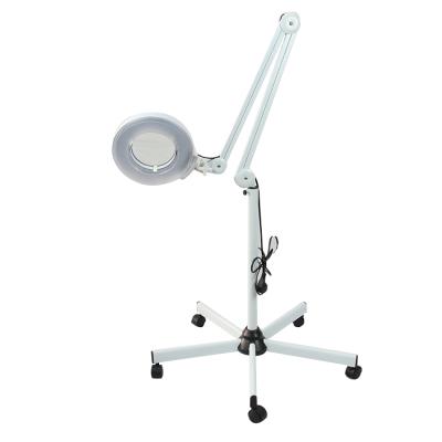 China Adjustable Manufacturer LED Folding Magnifier Lamp Multicolor Dimming Led Magnifying Lamp for sale