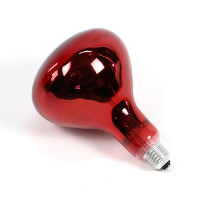 China Beauty Salons Heat Infrared Lamp Eco - Friendly Red Glass Halogen Bulb for sale