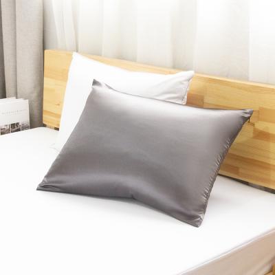 China Amazon Anti-Static Zipper Hot Sale Luxury Satin Cooling Smooth Customized Fluffy Pillow Case for sale