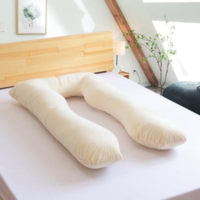 China New 2020 anti-static full body pregnancy soft minky U shaped maternity pillow for mom for sale