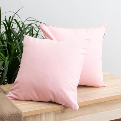 China Hot Selling Luxury Customized Solid Red Soft Anti-Static Plush Waist Cotton Sofa Cushion Cover for sale