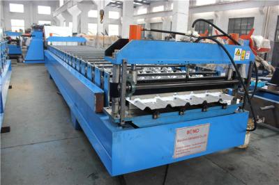 China 0.2-0.8mm Steel Roof Glazed Tile Roll Forming Machine With PLC System for sale