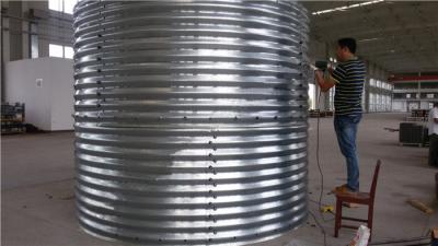 China Almacenamiento Silo de acero del grano que hace la máquina, balanceo del PLC que forma la máquina 380V en venta