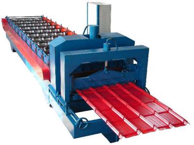 China Rolo da dupla camada do painel de parede que forma trapezoidalmente vitrificado cor da máquina à venda