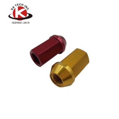 China 7075 Forged Aluminum Customized Cover Forged Lock Wheel Bolt Nut Set for sale