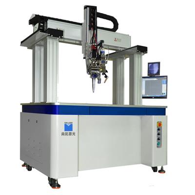 Chine Machine de soudage au laser collimé de 3000 W Cnc pour l'ion lithium Prismatique 18650 Batterie Cellule de poche de point entièrement automatique à vendre