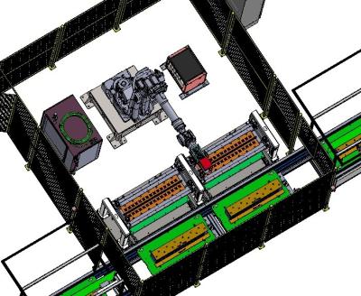 Chine Nouvelle énergie cellule solaire photovoltaïque pile de batterie Pole machine de nettoyage au laser Nettoyage au niveau de la batterie au laser à vendre