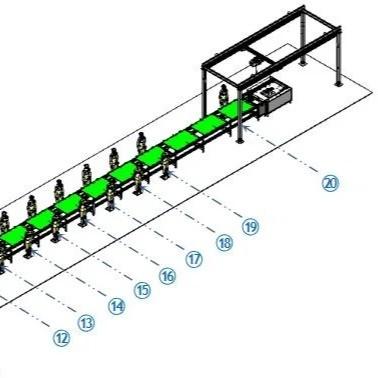 China Línea de producción automática de baterías de litio puede ser personalizada línea de producción de ensamblaje en venta