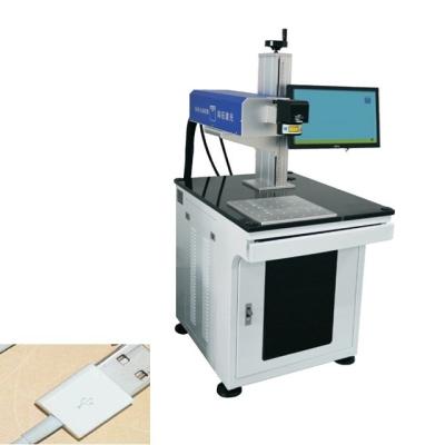 China Anpassbare Markierungsfläche UV-Gravurmaschine Laser Typ 30W mit rotierendem Galvo zu verkaufen