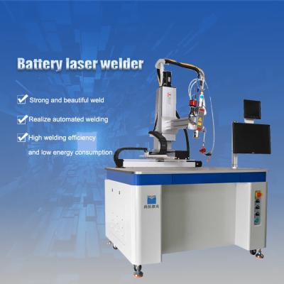 China CNC-galvanometer-collimatielasersweismachine Lasersweismachine voor lithium-ionbatterijen Te koop