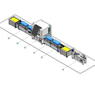 China Neue Prismatische Batterie-Pack-Montage Eisen-Phosphat-Batterie-Modul-Montage-Linie zu verkaufen