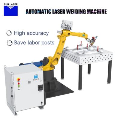 China Robot laser geautomatiseerde lasmachine industriële hardware arm robot las automatisering Te koop