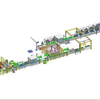 China Máquina de limpieza con láser de baterías para el hogar Máquina de almacenamiento de energía de baterías Línea de producción de soldadura en venta