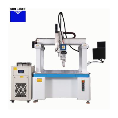 China High Precision 4-Axis Fiber Laser Welding Machine Max. Output Power 6000W CCD Monitor 380V/15Hz for sale