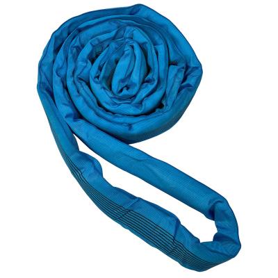 China 8 Ton 1m 2m 3m 4m 5m 6m 8m 8000 Kg 8 Endless Soft Sling 10m Endless Sling Polyester Round Sling for sale