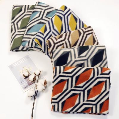 China Fashionable Unique Hot Selling Colorful Labyrinth Printing Cashmere Scarf Spring Autumn Oversized Cashmere Scarf For Women Hot for sale