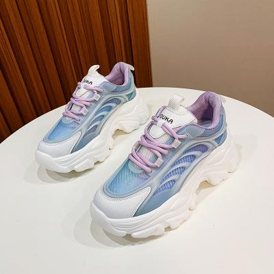 China Low Price Wholesale Fashion Comfortable High Platform Women's Sport Running Shoes CUSHIONING for sale