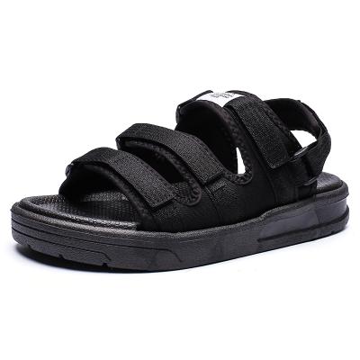 China New design flat style summer sports running sandals for couples wearing soft and flat fabric material for unisex for sale