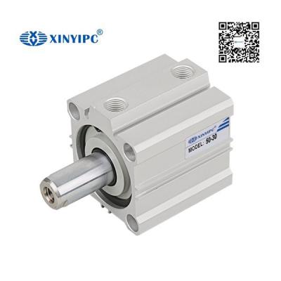 China With through hole; Female Thread On Both Ends CQ2 Series Aluminum Tube Compact Pneumatic Cylinder for sale