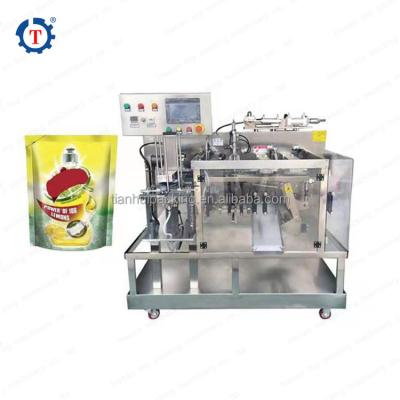 China Pouch Beverage Premade Packing Machine Feeding Rotary Bag Feeding Machine for sale