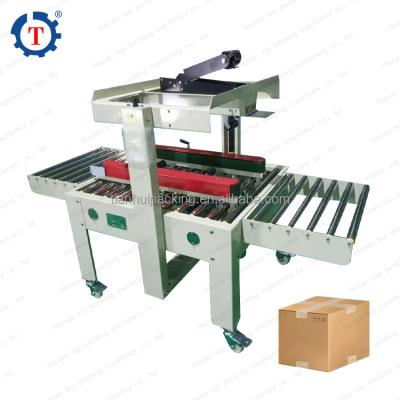 China High Speed ​​Automatic Beverage Carton Sealing Machine Crate Box Band Sealer Band Size Adjustable for sale