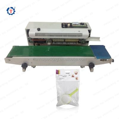 China Food Continue Sealing Machinery Plastic Bags With Date Airtight Seal Bags Machine for sale