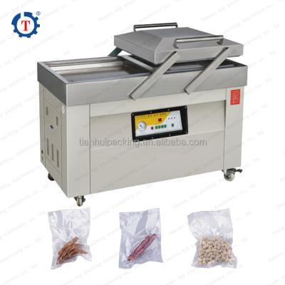 China Automatic Food Meat Fish Double-Chamber Vacuum Packing Machine for sale