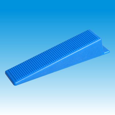 China Zero Tile Leveling Wedges Blue Color Plastic Tile Wedge for sale