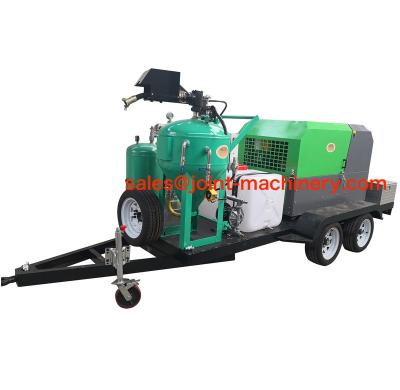 China Vehicle trailer type mobile machine repair shops db-500 dustless sand blaster / mmlj db-500 mobile dustless sandblaster for sale